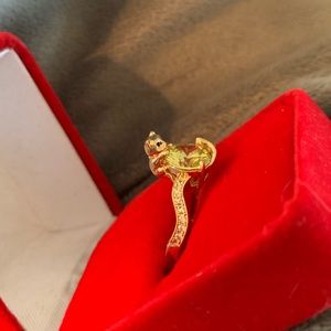 Kitten ring from Fragrant Jewels. Size 10
